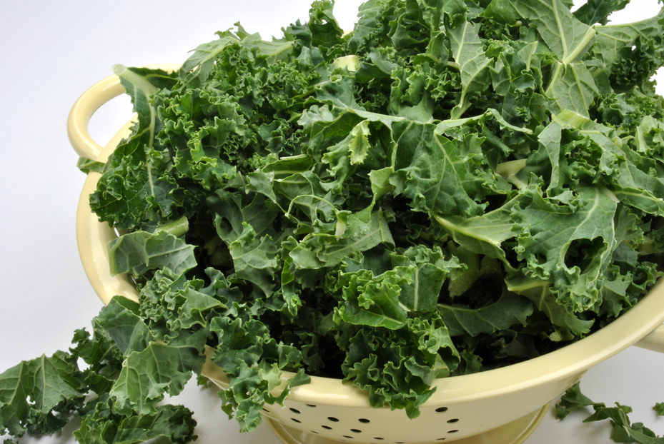 Organic kale is a great addition to healthy meal plans. 